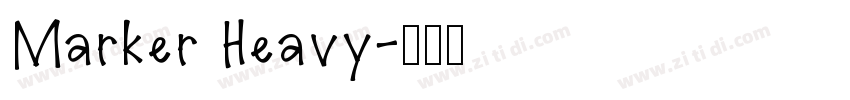 Marker Heavy字体转换